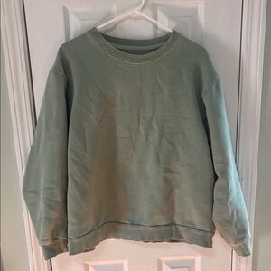 Lululemon Green Crewneck